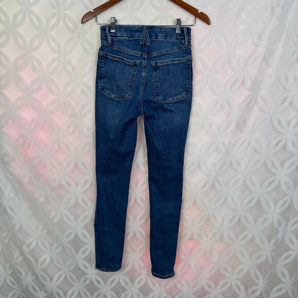 Good American Power Stretch Pull On Skinny Jeans Size S - Picture 8 of 10